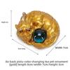 Color-Changing Wealth-Attracting Pixiu Tea Pet - Handmade Resin Craft Feng Shui Home Decor Mini KungFu Tea Table AccessoriesGift