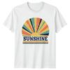 Sunshine T-Shirt Retro Sunsets Nature Birthday Gift For Him And Her
