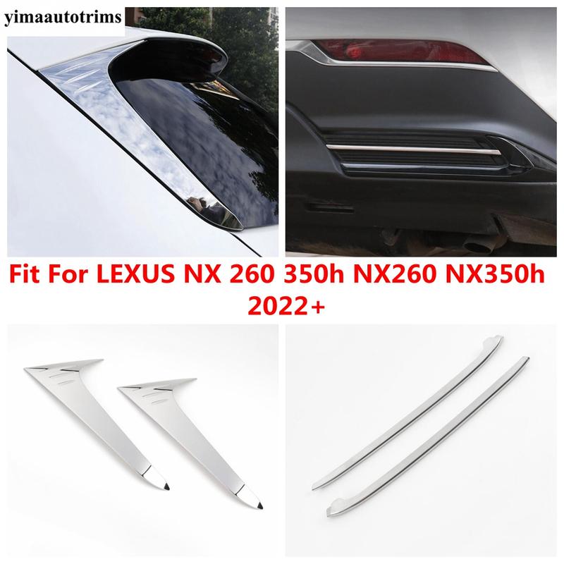 Panel Spoiler Okna Sekwencja / Dolna Listwa Zderzaka Tylnego Pokrywa Wykończenie Akcesoria Dla LEXUS NX 260 350h NX260 NX350h - 2026