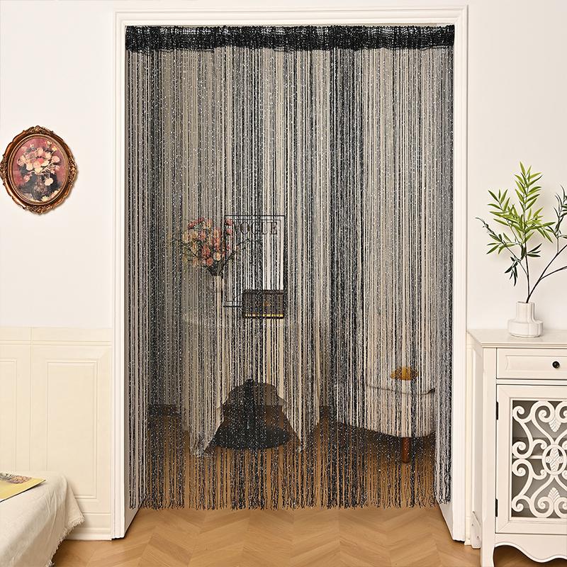 Decorative Door Curtains Tassel Window Curtain Sheer Mosquito Repellent Door Curtain Summer Curtains Decorations