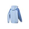 FILA Athletics Color Block Loose Fit Sports Casual Knit Hoodie Women hoodies Iris-Purple A11W231203F-VT