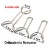 Dental Orthodontic T Shape Retractor Mouth Gag Opener Teeth Retractor Double Ends Dentist Orthodontic Instrument Tooth Whitening