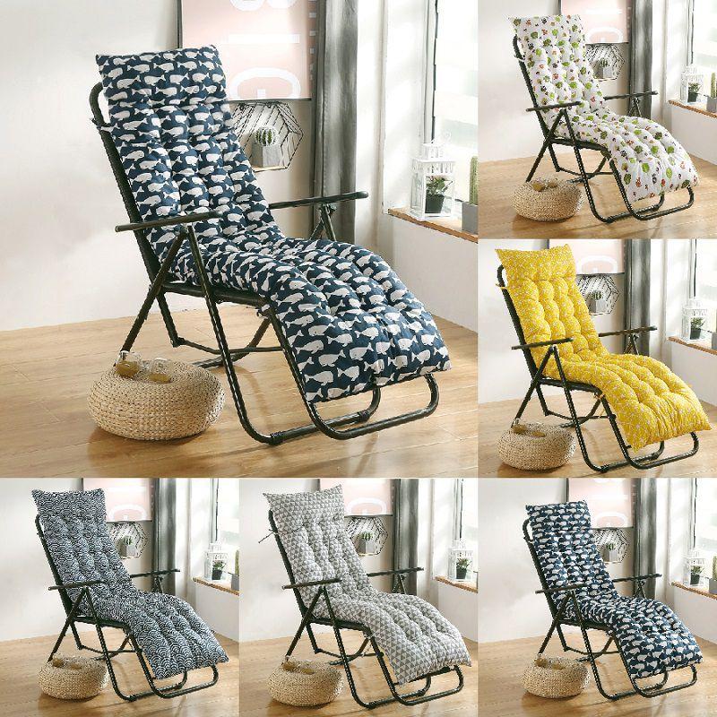 Nordic Print High Back Chair Cushion For Patio And Garden Lounging Thicker And More Comfortable