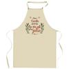 Kitchen Apron - Cécile Life Is More Beautiful - Breton Print - Durable Cotton - Adjustable Ties
