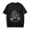 Vintage Motocross Rebel 1988 Championship Graphic Casual Tee Pure Cotton T-shirt