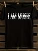 Oversized 'I Am Music' Hip Hop T-shirt