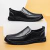 Men Genuine Leather Casual Shoes Classic Simple Comfy Man Loafers Slip On Business Shoes Soft Moccasins Breathable Driving Shoes
