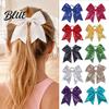 Large Glitter Bow Ties Sequins Hair Bows Elastic Tie Cheerleading Bands for Girls Band Ponytail Holder Scrunchies Women Teens Kids Colorful Sequin