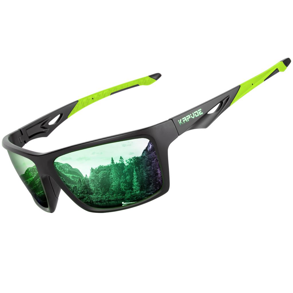 Kapvoe Polarized Sunglasses Fashion Outdoor Sports Uv400 Glasses Camping Fishing Goggles Hiking Running Glasses for Men Cycl