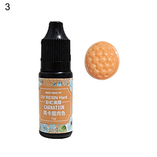 Resina UV Cola Cura Ultravioleta Corante Pigmento Joias Artesanato Decoração DIY