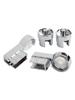 Shower Screen Hinges with Chrome Plating Perfectly Designed ABS Brackets for 6mm Glass Enhances Bathroom Aesthetics