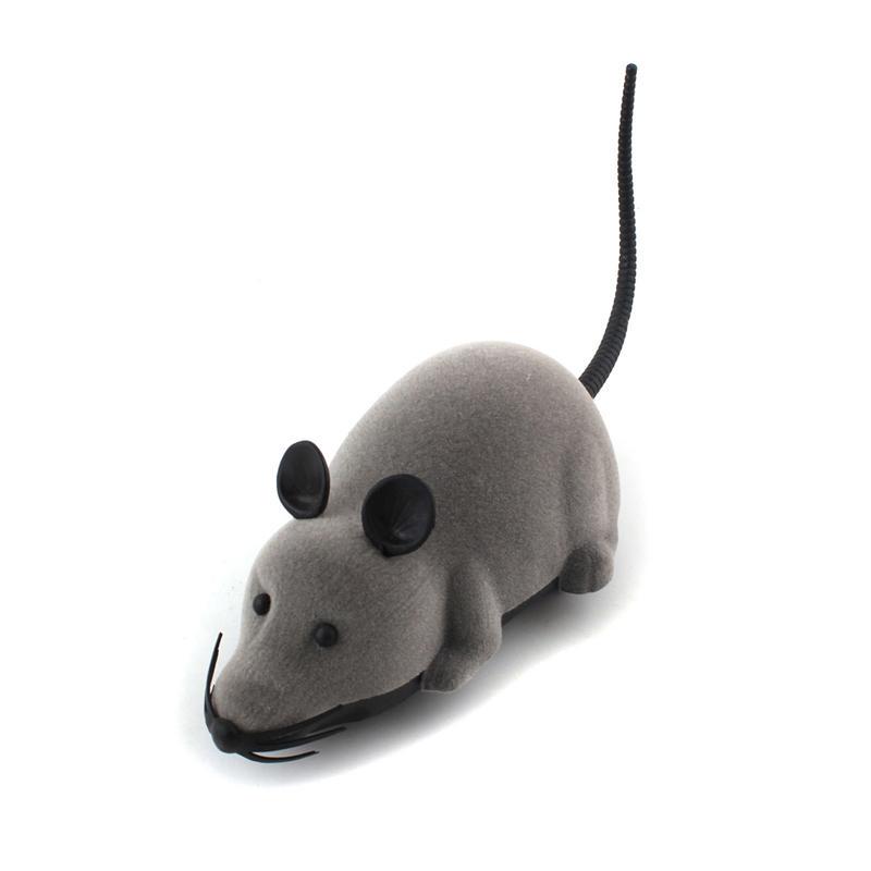 Remote Control Brown Rat Mouse Toy For Cat Kitten Dog Pet Novelty Gift Portable