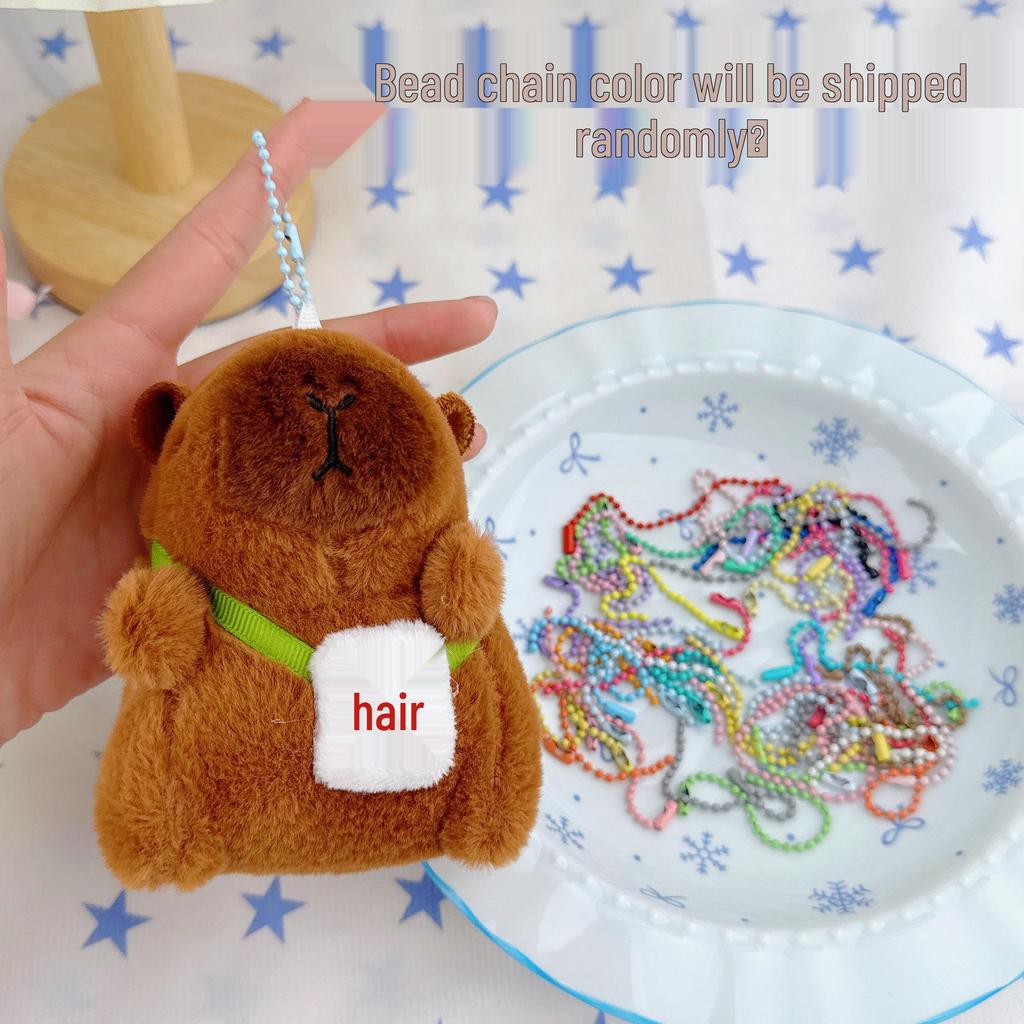 Capybara Anhänger Plüsch Schlüsselanhänger - Geburtstagsgeschenk Stoffpuppe