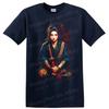 Japanese Warrior T Shirt Samurai Graphic Art Design Tee for Anime Lovers
