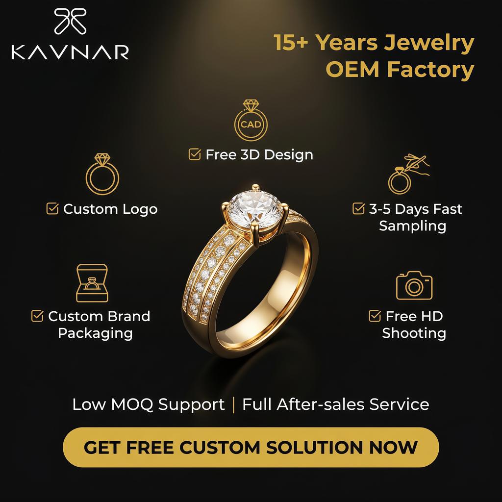 18K Gold Plated Stainless Steel Clover CZ Hand Chain Bracelet Ring Connected for Women Dainty