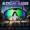 Sport Smart Glasses with 4K HD Anti-Shake Camera &3D Stereo Speakers Polarized UV400 Sunglasses Bluetooth AI Outdoors Video POV