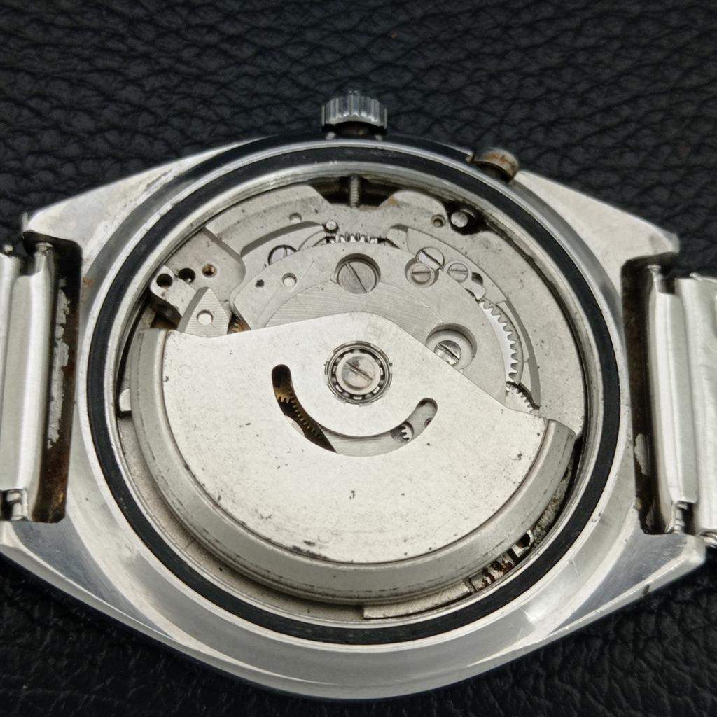 VINTAGE RICOH R31 AUTOMATIC JAPAN MENS BLACK COLOR DIAL WATCH A709384-1