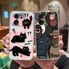 Clear Case For Xiaomi 13T Pro Soft TPU Silicone Cute Cartoon Back Cover For Xiaomi 13 T 13TPro Anti Drop Lightweight Phone Cases