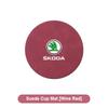 New Car Coaster Mat Water Cup Slots Non-Slip Pad for Skoda Octavia 1 2 3 A4 A5 MK2 Fabia Kapoq Kodiaq Rapid SCALA