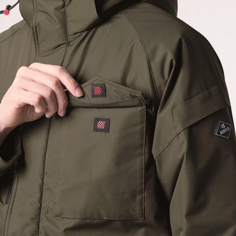 BURTLE Waterproof and Cold Weather Jacket for Autumn and Winter Navy 7620 3 S (unisex)