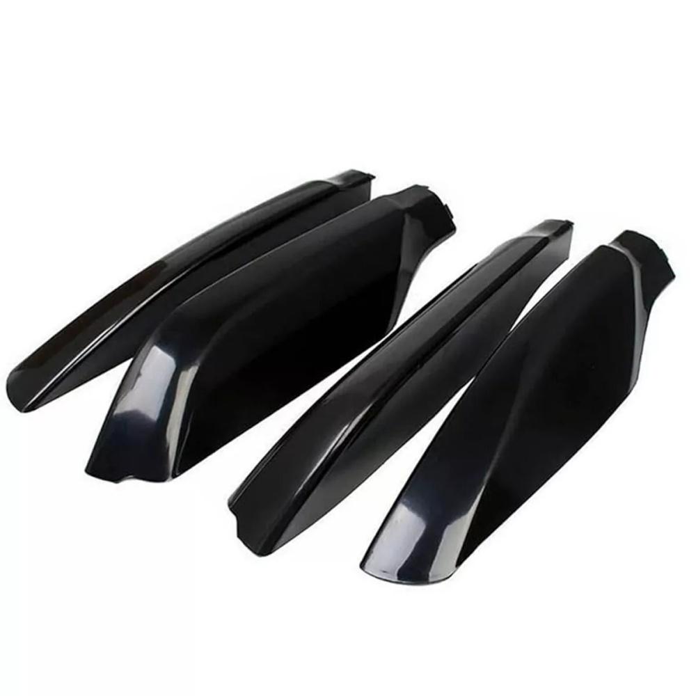 4x Car Black Roof Rack Rail End Cover Cap For Toyota Prado 2010-2018 63492-60110