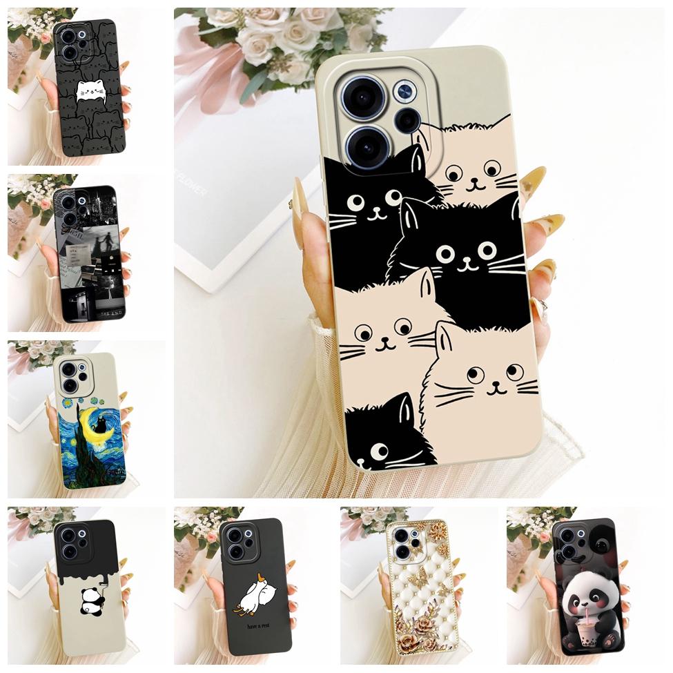 Casing For Oppo Reno 15F Cover Luxury Fashion Cute Cartoon Funny Painted Silicone Funda For Reno 15F Oppo CPH2801 Phone Case