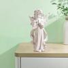 Cute Resin Praying Angel Figurine European Style Fairy Prayer Angel Shelf Sculpture Desktop Ornament