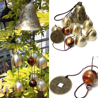Large Outdoor Lucky Wind Chimes for Good Luck Home Garden Hanging Decoration Gift Copper Decor Vintage Room Garden Decor