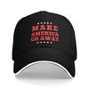 MAGA Groenlandia Rendi l'America Andare Via Cappellini da Sandwich Cappellini Sportivi da Adulto Cappelli Regolabili in Poliestere Cappellino Sportivo Cappello Invernale