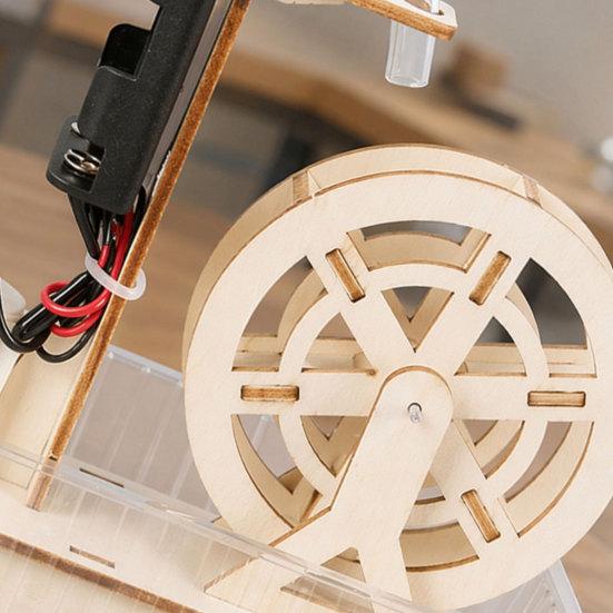 Yousheng DIY Water Wheel Model, Handmade Water Wheel Craft, Water Wheel Building Educational STEM Toy, Physics Teaching Aid for Classroom