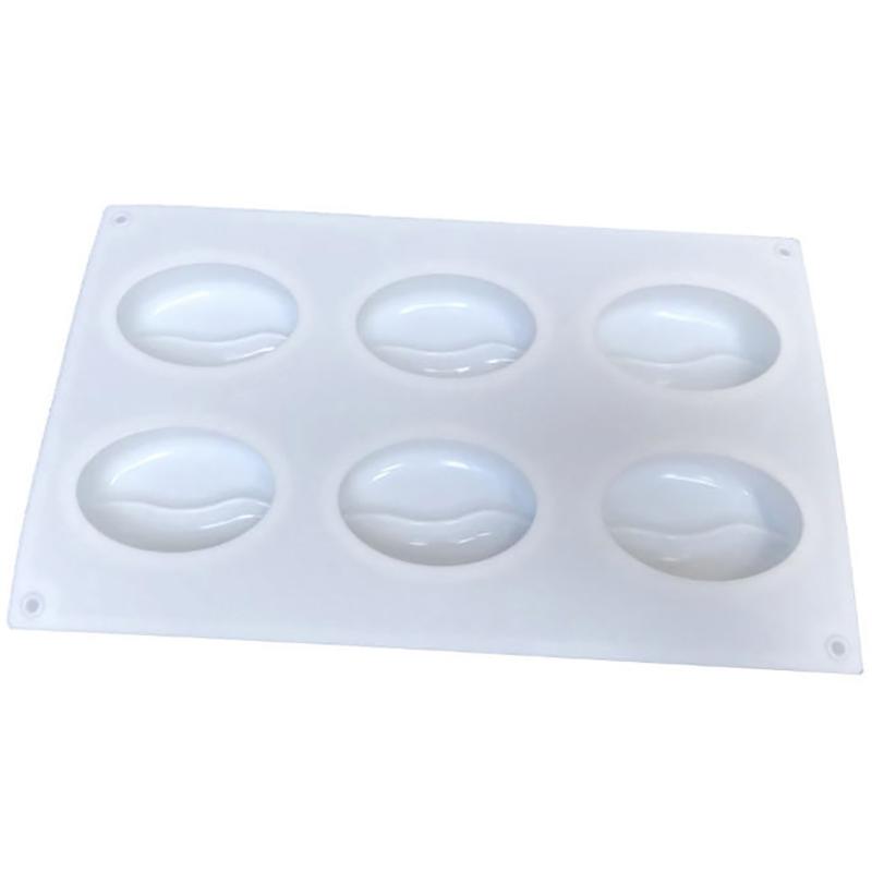 1 pièce Forme de Graine de Café Moule en Silicone pour Gâteau DIY Pain Chocolat Dessert Brownies Moule de Cuisson