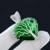 Paraiba Tourmaline Gemstone Tree of Life Pendant 925 Sterling Silver Wire Wrapped Pendant Silver Gemstone Handmade Pendant Necklace For Gift