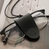 Portable Leather Anti Fall Glasses Storage Eyewear Lanyard Sunglasses Storage Rope Sunglasses Chain