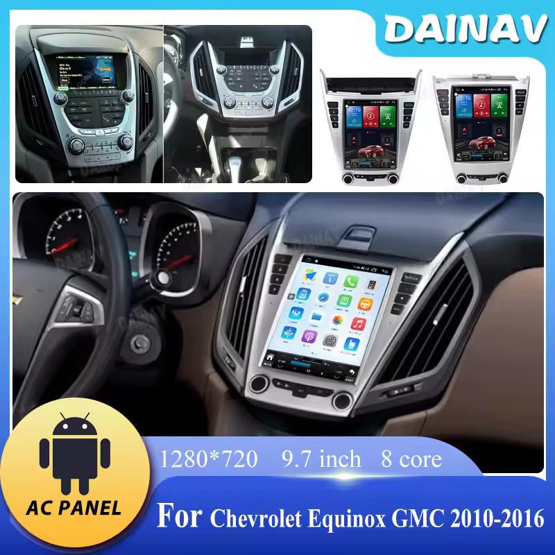 GMC Chevy Equinox 2010-2017 9.7" Android Navigation Vertical Screen System