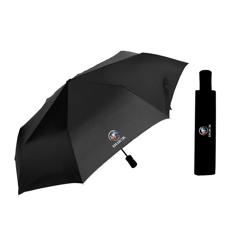 1Pcs Windproof Rain Fully Automatic Compact 3 Folding Umbrella Car Accessories For Buick Envision GS GL6 GL8 Avenir Riviera Lesabre Velite Verano