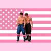 Pink American Flag Tapestry