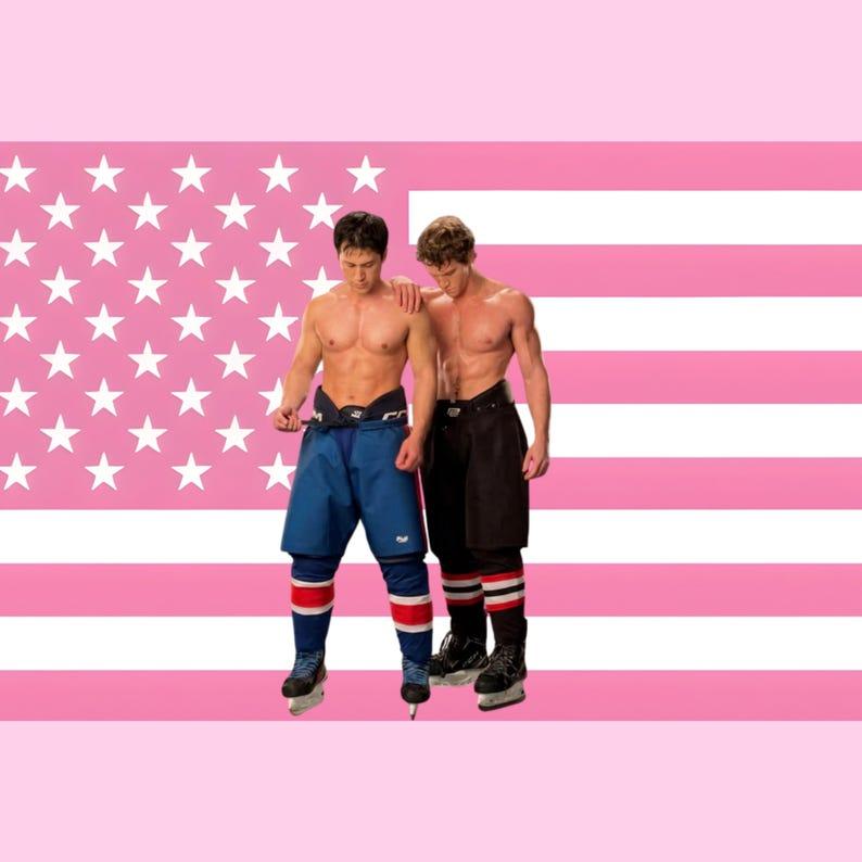 Pink American Flag Tapestry