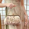 2025 New Style Niche High-end Pearl Embroidery Handbag Chinese Cheongsam Hanfu Cross-body Bag