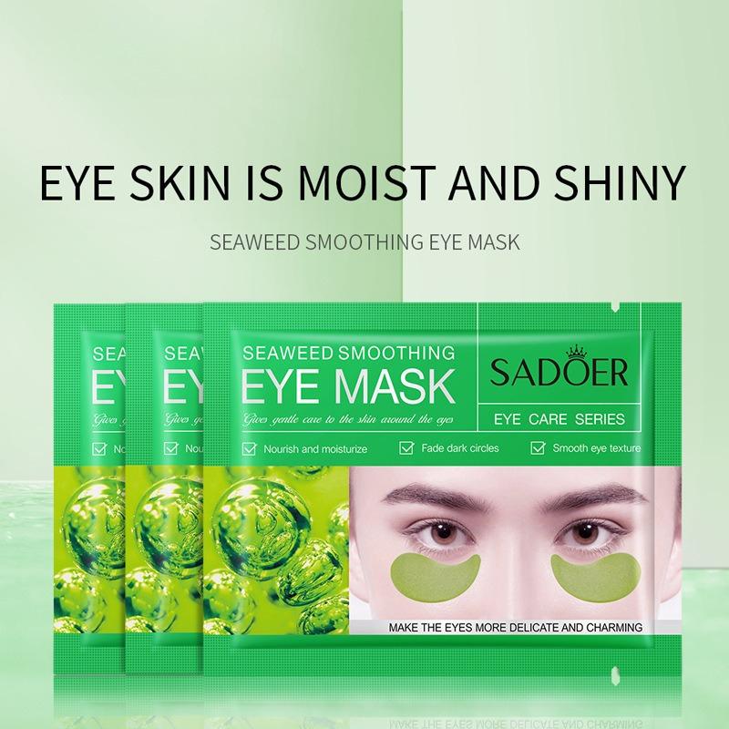 Seaweed Eye Mask 7.5g/Pair - Eye Mask in A Compact Form for Moisturizing and Hydrating Skin