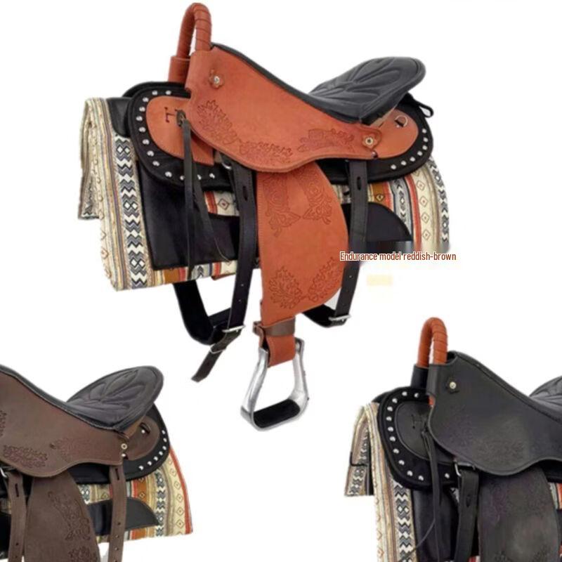 Premium Leather Horse Saddle & Tack Set
