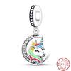 Dreamy Unicorn Series Copper Metal Rainbow Cloud Dreamy Color Charm Bead Components Bead Components 3mm Do It Yourself High Quality Fine High Quality