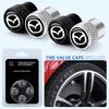 4pcs Car Wheel Tire Valve Caps Stem Cover For 2 3 6 5 Axela Atenza CX 5 CX3 323 Emblems Accessories