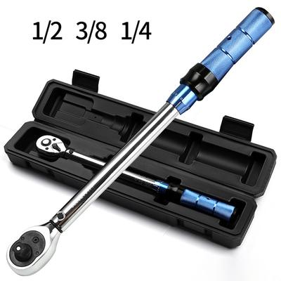1/2 inch Drive 20~210nm Presetat reglabil Reparații auto Cheie dinamometrică din oțel crom-vanadiu Cheie dinamometrică de înaltă precizie