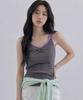 Sayu Fade Stripe Sleeveless Charcoal
