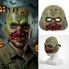 Realistic Old Wound Mask Halloween Zombie Mask, with Rotting Texture Design, Breathable Horror Atmosphere PU Foam Cosplay for Parties And Props Creepy