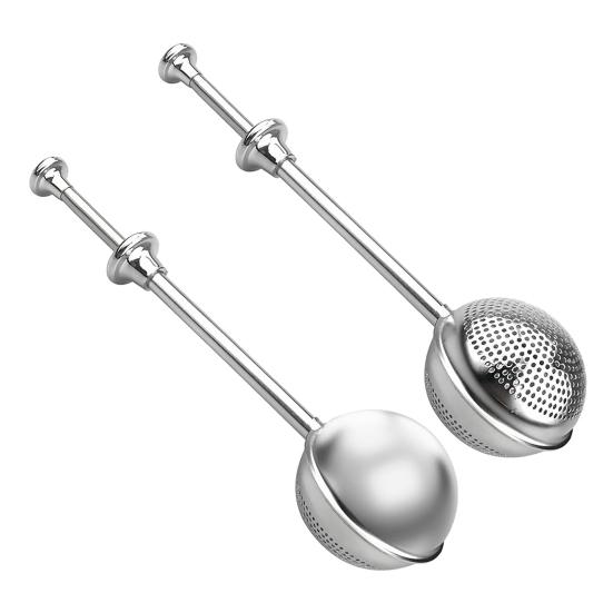 2Pcs Tea Strainer Infuser Stainless Steel Fine Mesh Ball for Loose Leaf