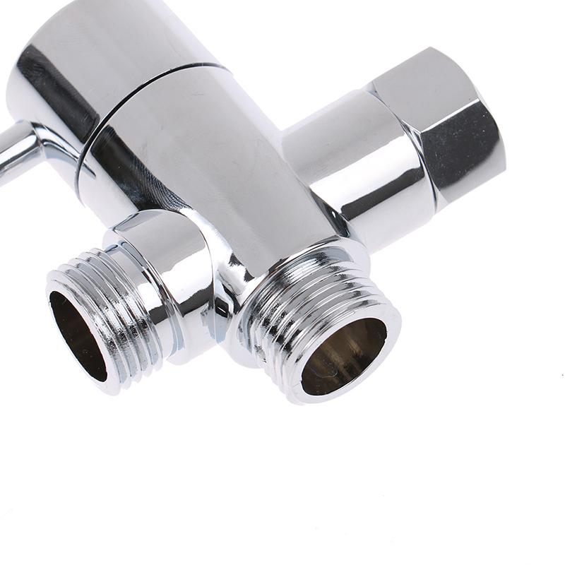 G1/2" Shower Head Diverter Valves Water Separator Adjustable Three-Way Valve For Handheld Nozzle For Faucet Bathroom Accessories Shower Diverter
