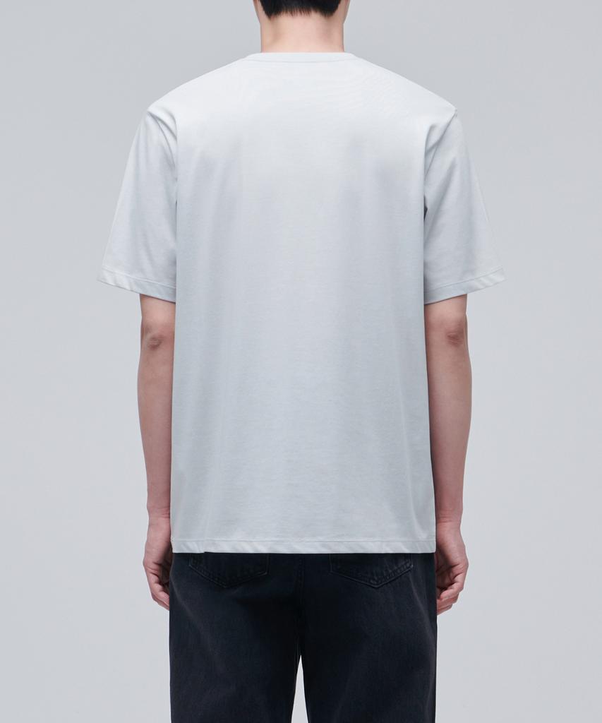 MUSINSA STANDARD [Cooltandard] Basic Crew Neck T-Shirt [Ash Gray]