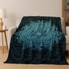 Coperta in Flanella Fiore Mandala Arcobaleno Chakra Yoga Arte Bohemien, Coperta Morbida e Accogliente per Casa Camera da Letto Letto Divano, Regalo per Bambini