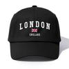 1ks Baseballová kšiltovka s potiskem LONDON pro dospělé Minimalistický Retro Styl Ležérní Měkká Nastavitelná Táta Kšiltovka Perfektní jako Dárek
